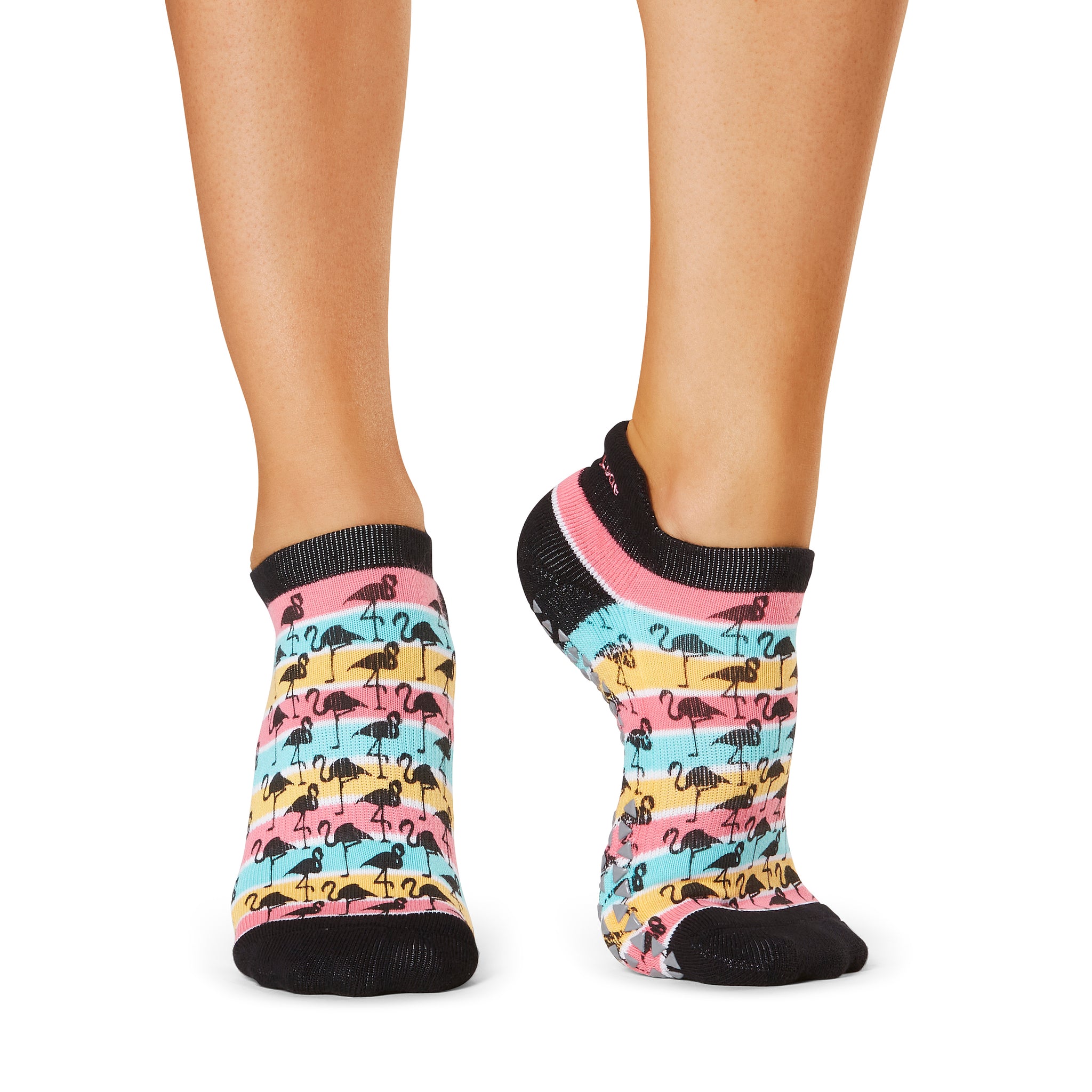 The Barre Code x Tavi Noir Flamingo Grip Socks – The Barre Code