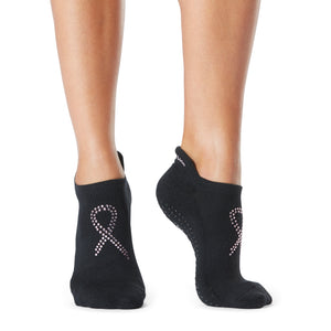 The Barre Code x Tavi Noir Socks - Breast Cancer Awareness